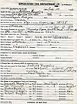 John Widdicomb Co. Employment Application, Page 1