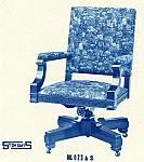 Stow Davis Floral Office Chair