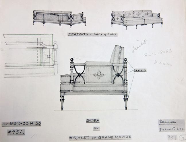 Sofa, Frank C. Lee