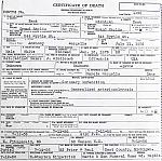 Anthony Margelis Death Certificate